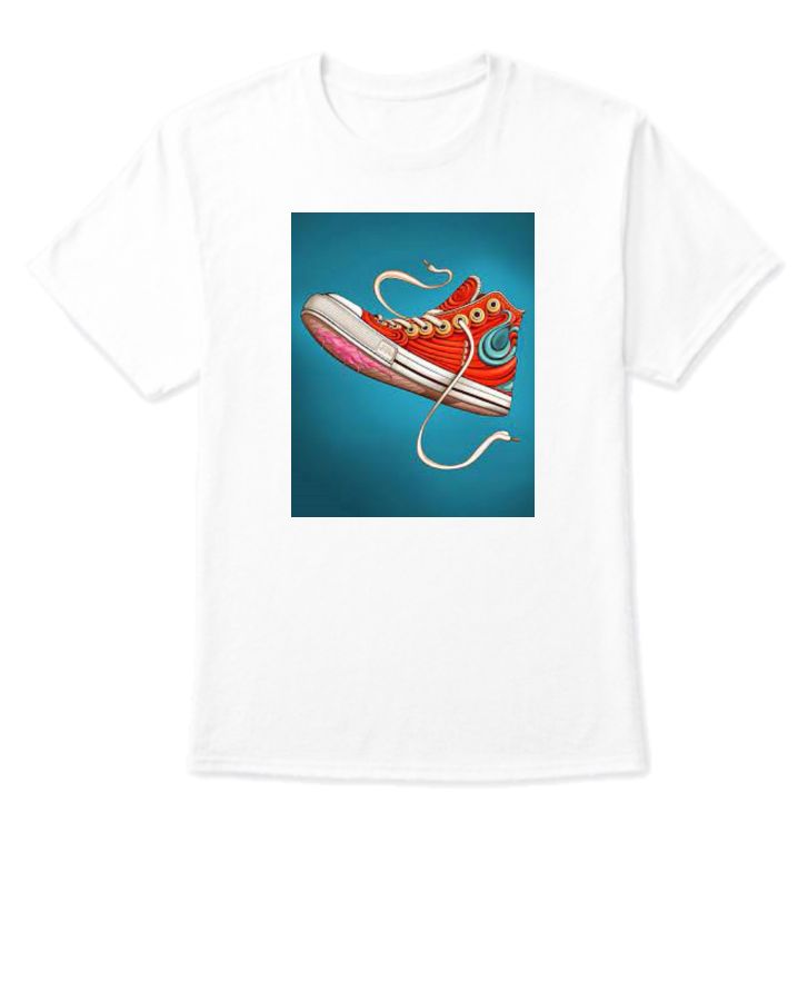 STYLISH SHOES TSHIRT - Front