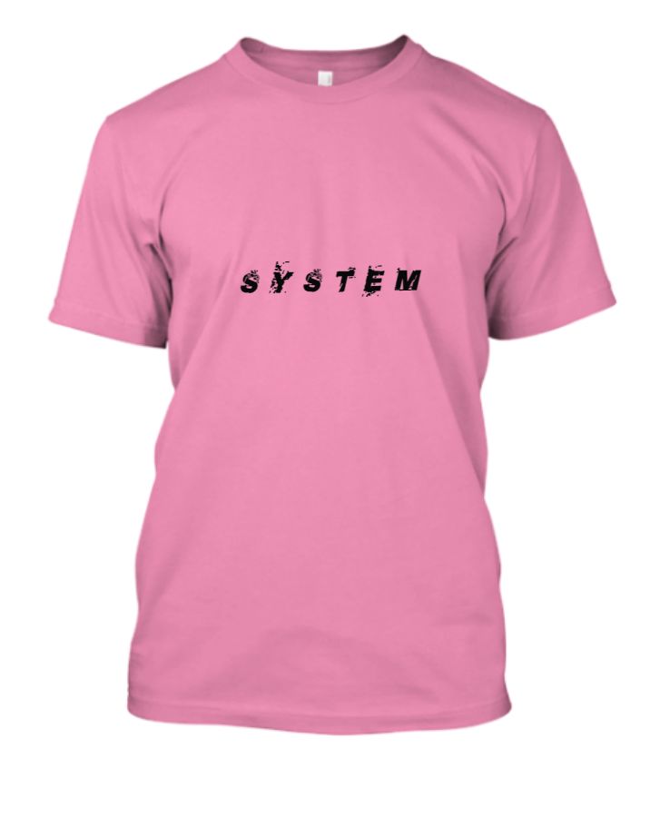 SYSTEM LATEST DESIGN \ HALF SLEEVE TSHIRT. - Front
