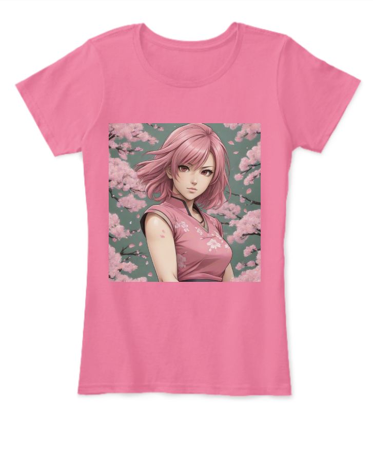 Sakura's Cherry Blossom Surge - TEE: - Front