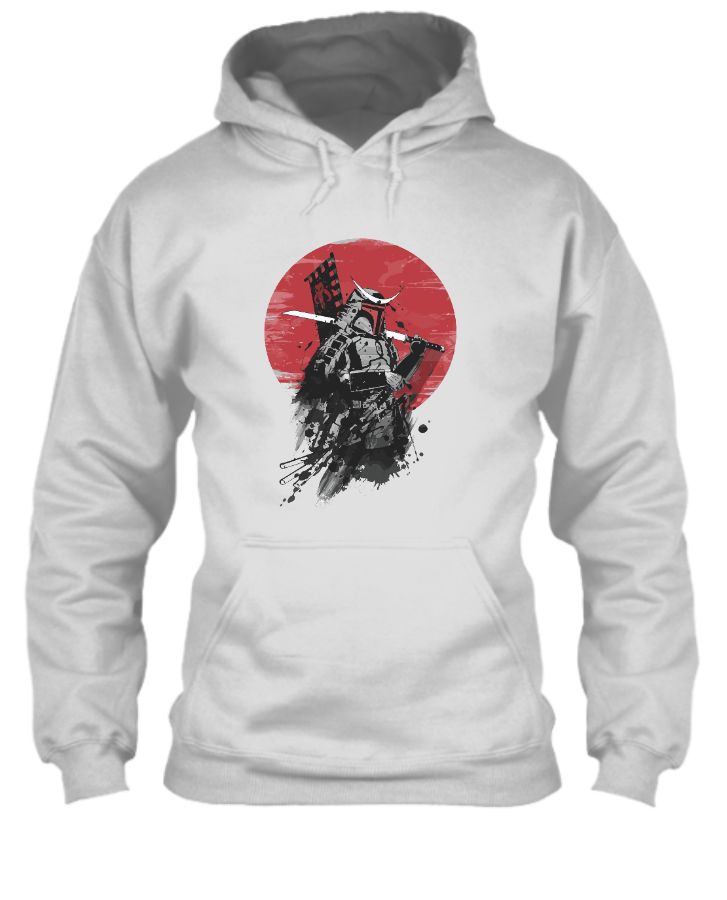 Samurai Sword Printed Hoodies - Front