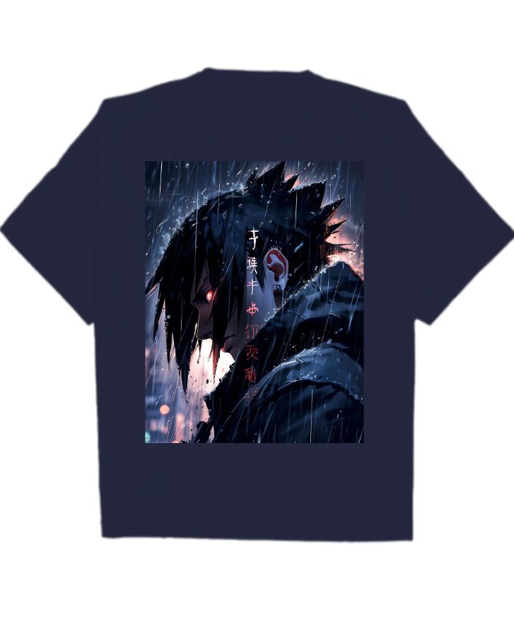 Sasuke Uchiha | Oversized T-shirt  - Front