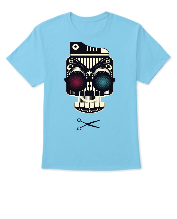 Scissors tshirt design - Front