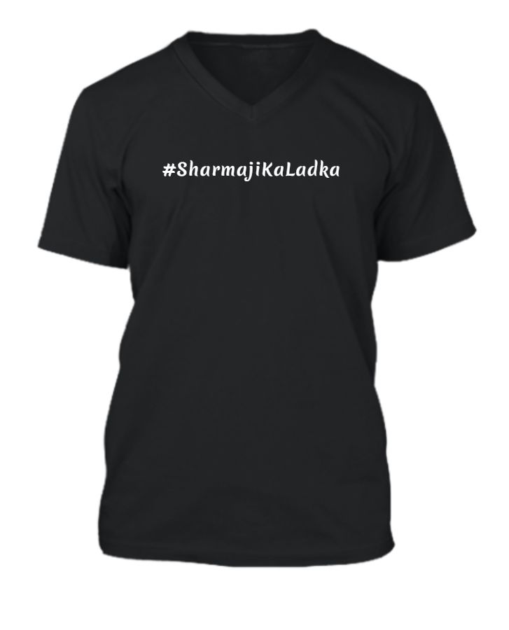 Sharma Ji Ka Ladka | Men's V-Neck T-Shirt | #SharmaJiKaLadka - Front