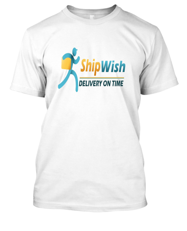 Shipwish Large Logo Design Half T-Shirt - Front