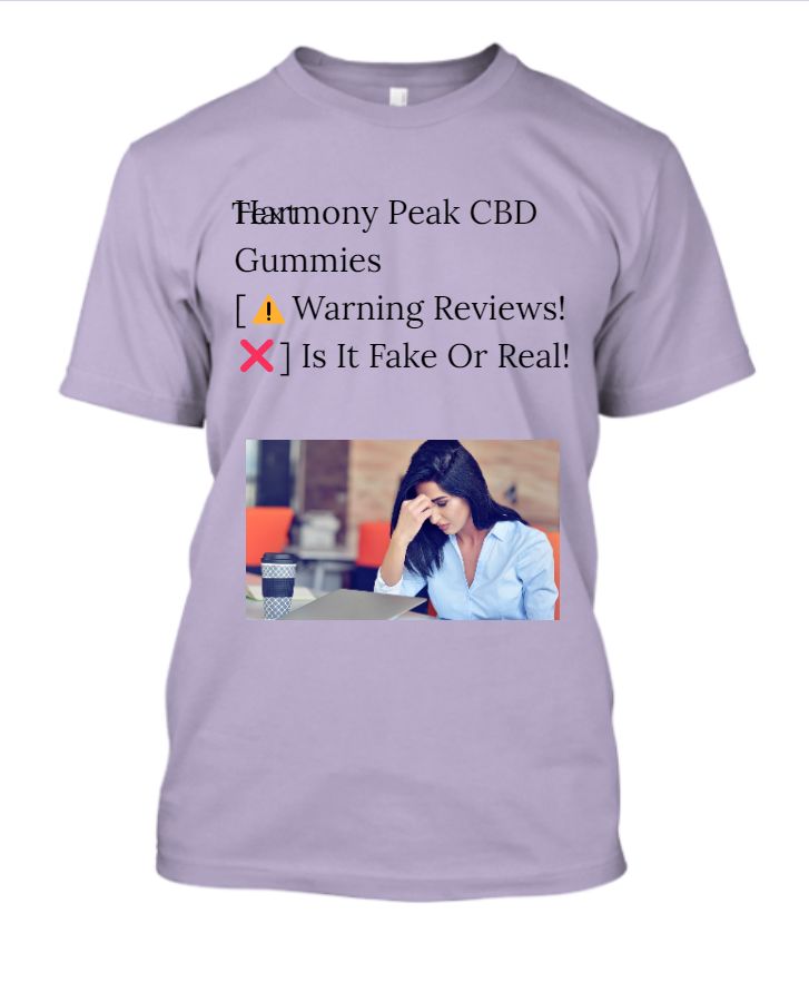 Shocking Truth About Harmony Peak CBD Gummies Read Now! - Front
