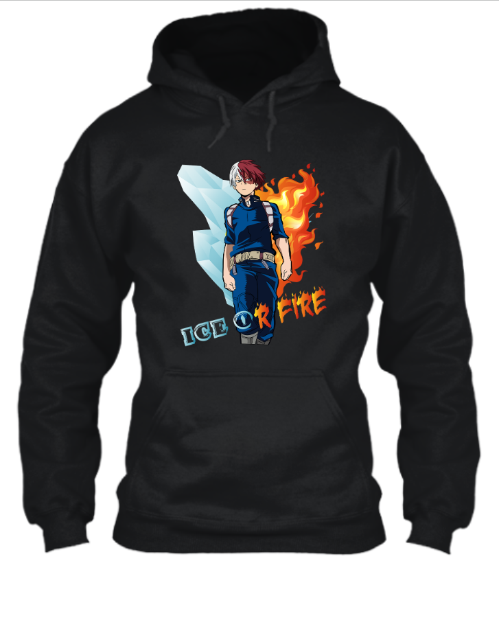 Shoto Todoroki Hoodie - Front