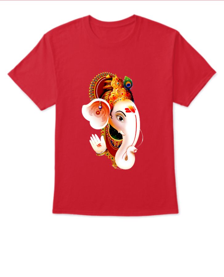 Shree Ganesh Half sleeve T-shirt - Front