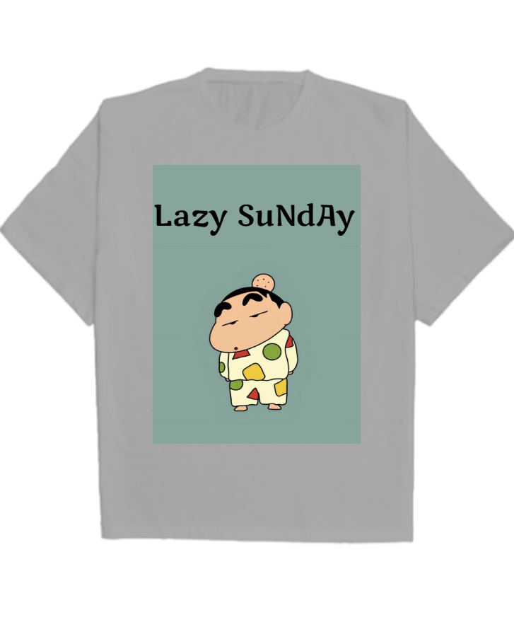 Sinchan new design Oversize T-shirt - Front