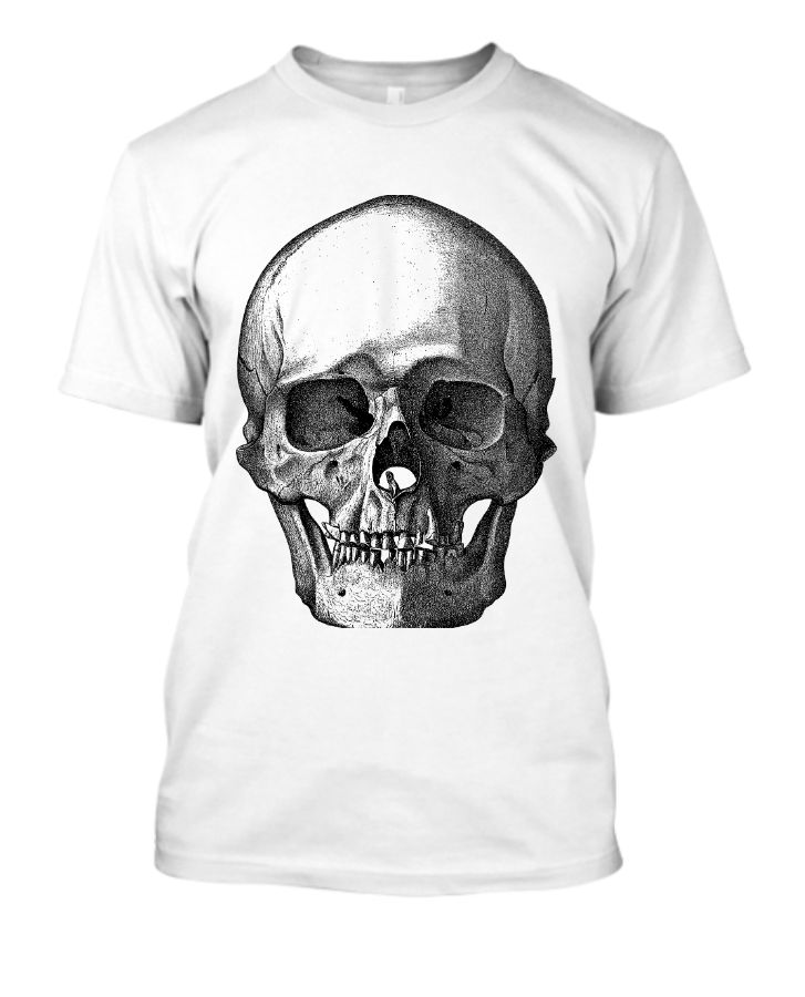 Skeleton head t-shirt - Front