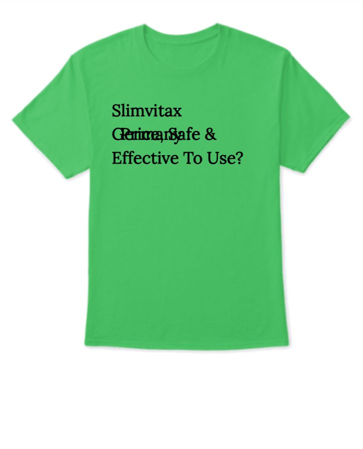 Slimvitax Germany [Scam Or Legit] Read| Where to Buy? - Front