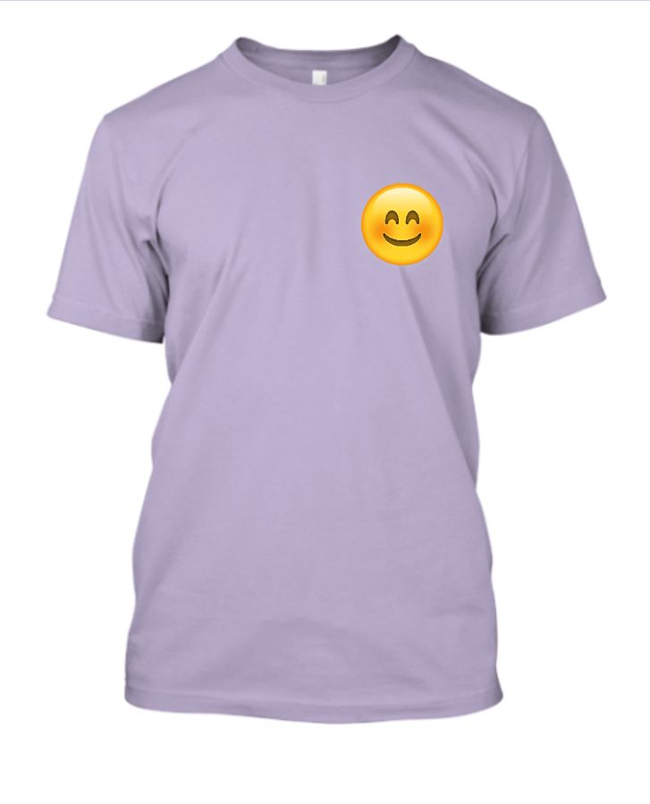 Smile emoji shirt. half sleeve T-shirt ,full sleeve T-shirt. - Front