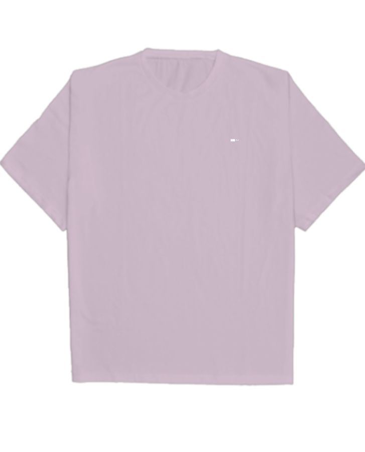 Solid Violet Oversized Tshirt - Front