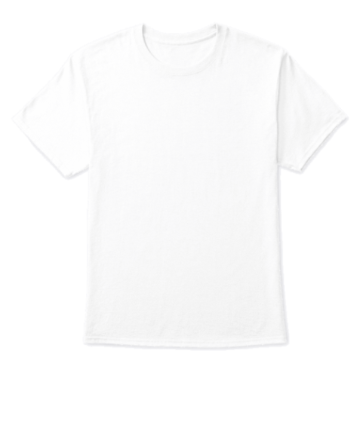 Solid blue t-shirt - Front