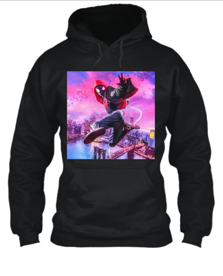 Spiderman theme hoodie - Front