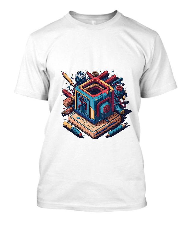 Stationary-Box 1 | Half Slevee T-shirt - Front