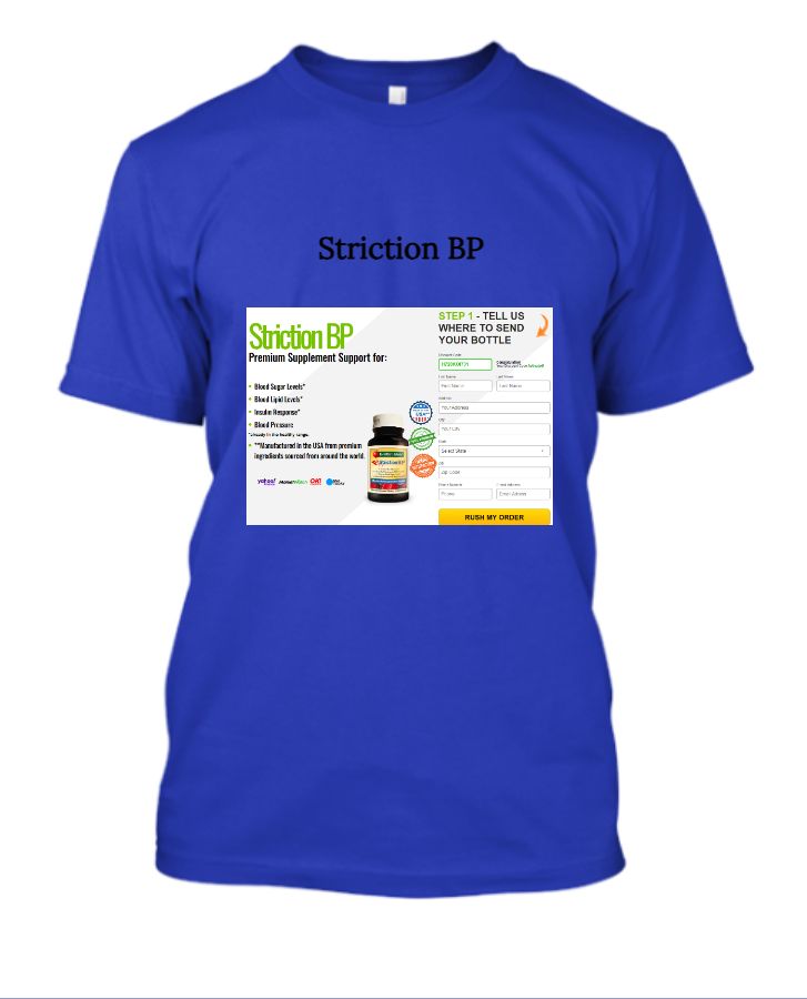 Striction BP: Manage Blood Pressure Naturally and Effectively - Front