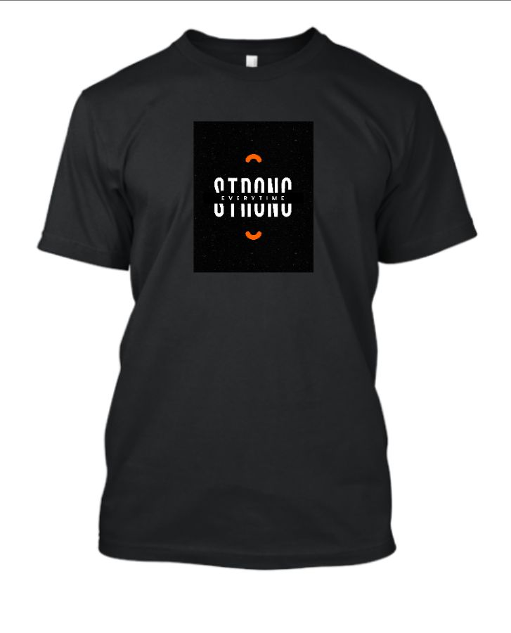 Strong | Half Sleeve | Round Neck | T-Shirt - Front