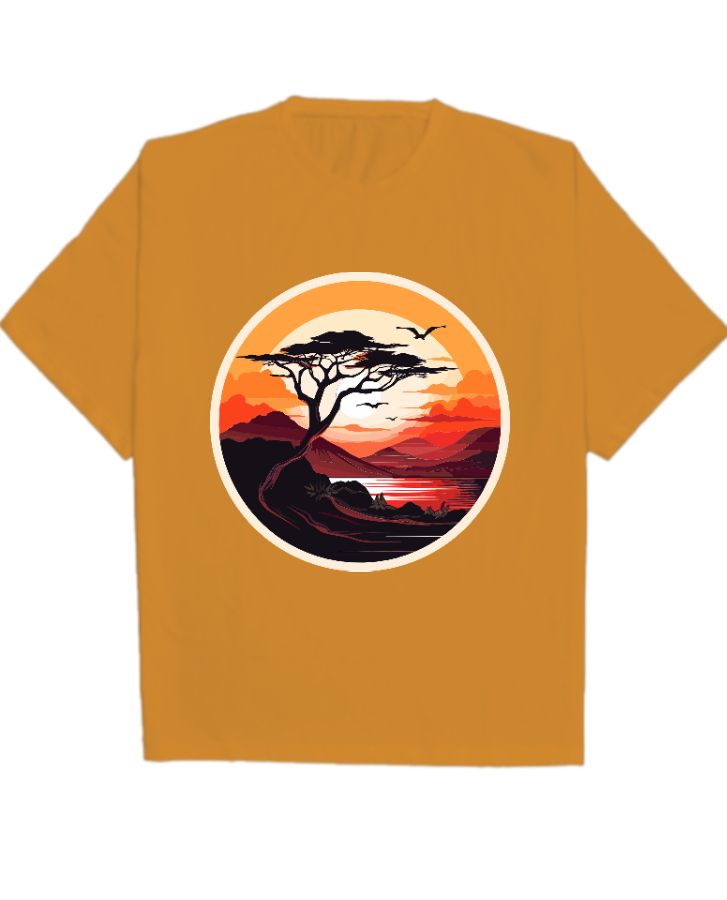 Sunset Oversized t-shirt - Front