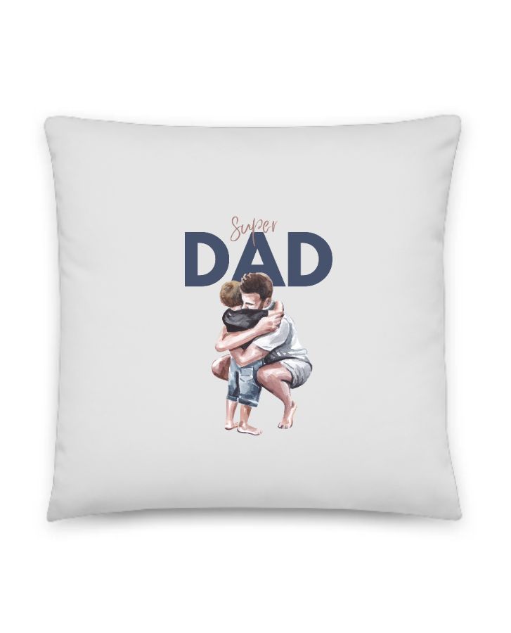 Super Dad | Priinted Poliyster Pillow - Front