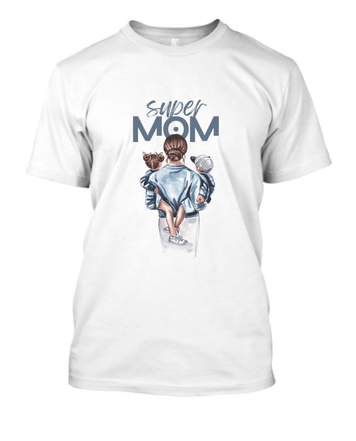 Super Mom T-Shirt | Half Sleeve T-Shirt  - Front