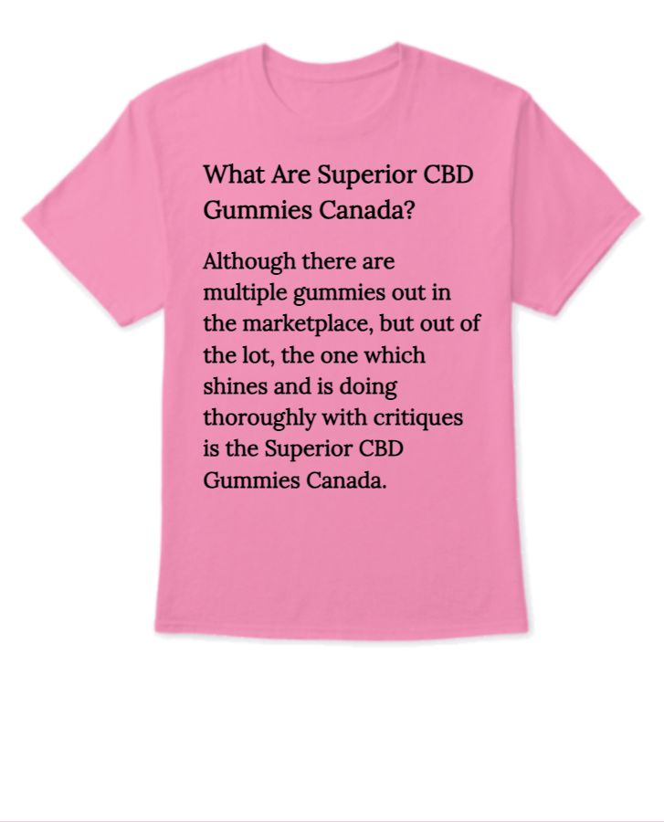 Superior CBD Gummies Canada: Reviews |Reduces Pain, Stress, Anxiety| Price..! - Front