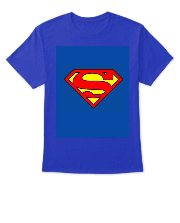 Superman Logo T-Shirt | Half  Sleeves - Front