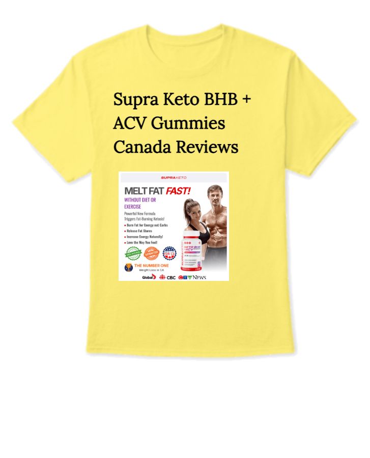 Supra Keto BHB + ACV Gummies Canada Reviews - Front