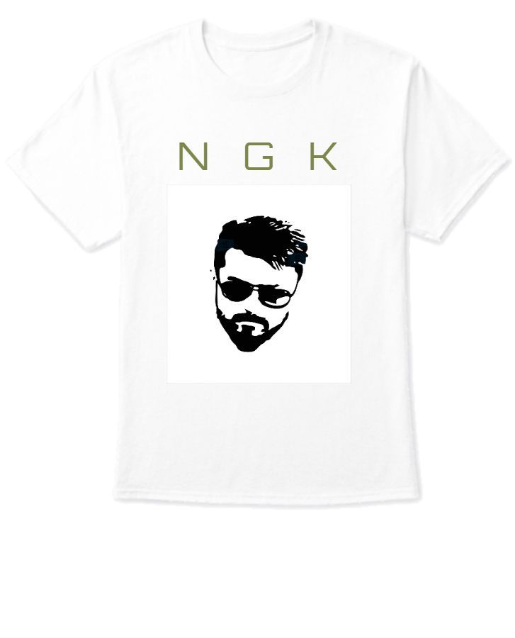 Suriya in N G K Official T shirt  - Front