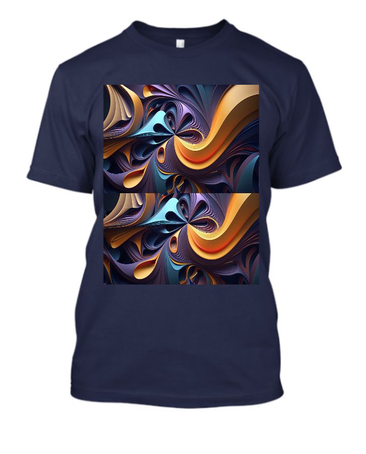Swirls Colorful T- SHIRT ! - Front