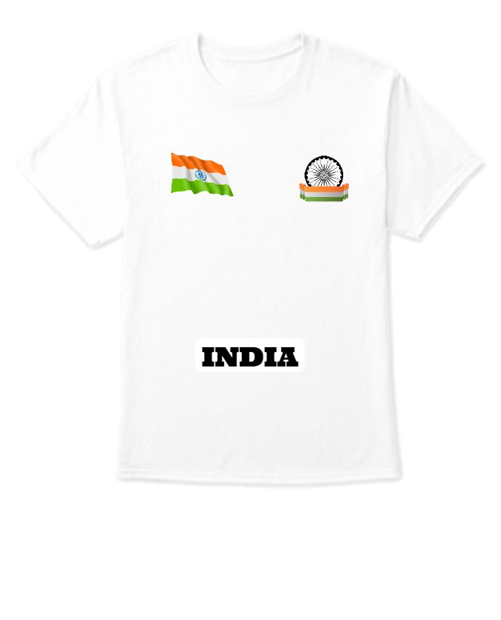 INDIAN FLAG T-SHIRT - Front