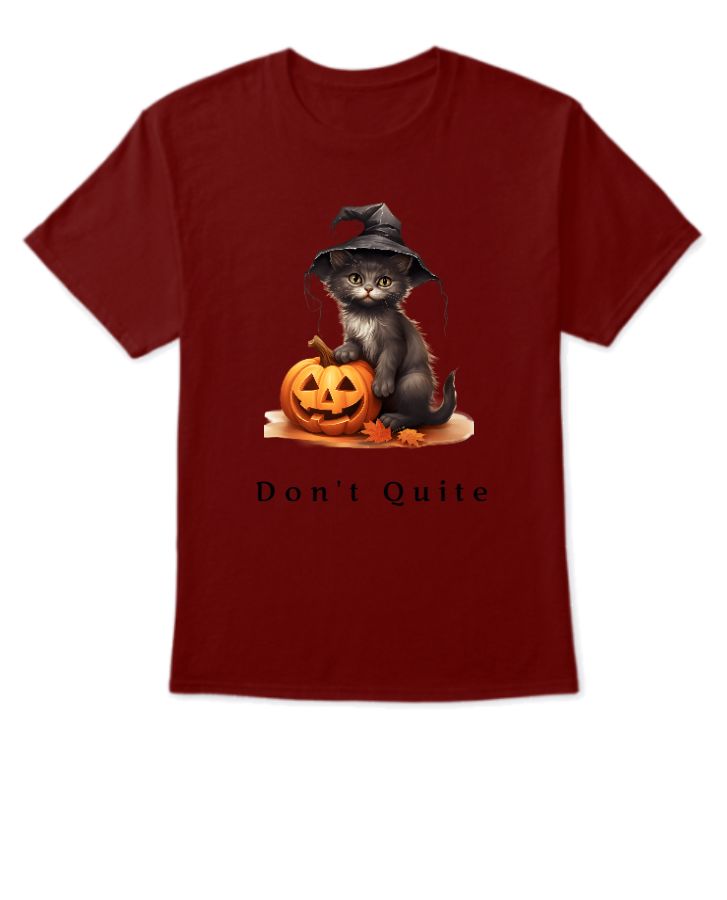 T Shirt with cat logo  - Front
