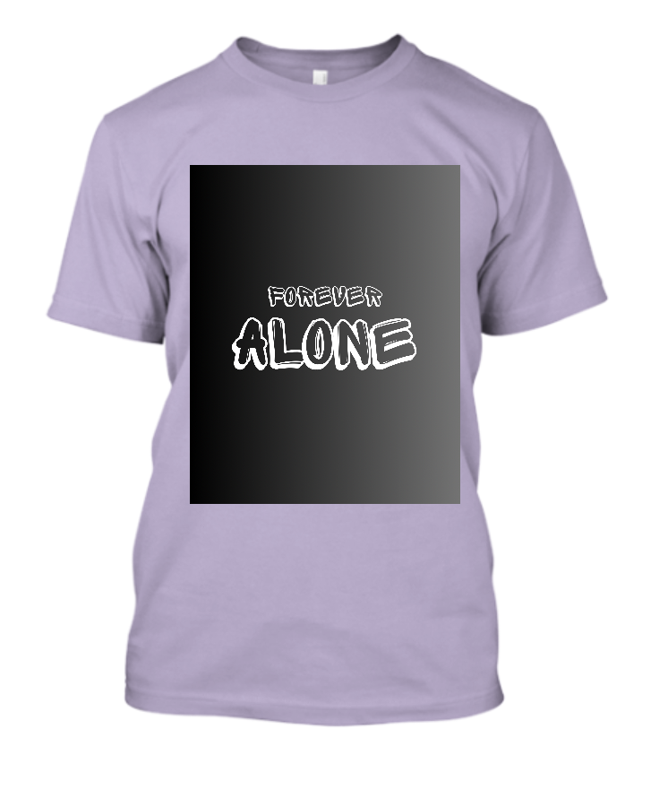 T-shirt, Forever alone - Front