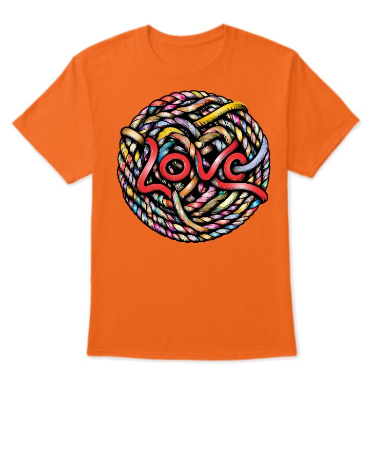 T-shirt design for love - Front