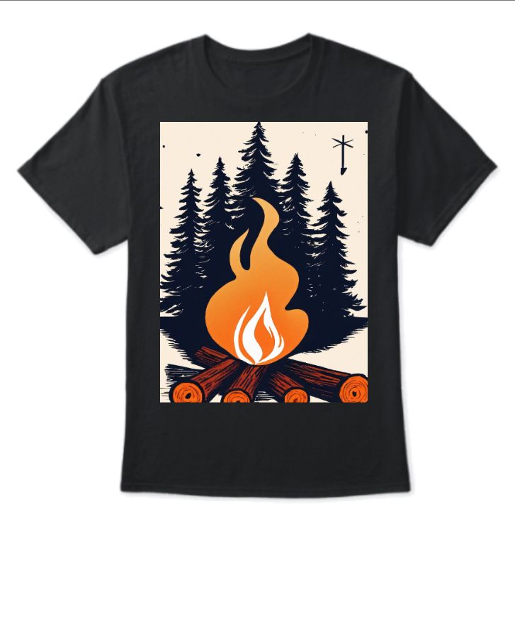 T shirt design with vector illustration  - Front
