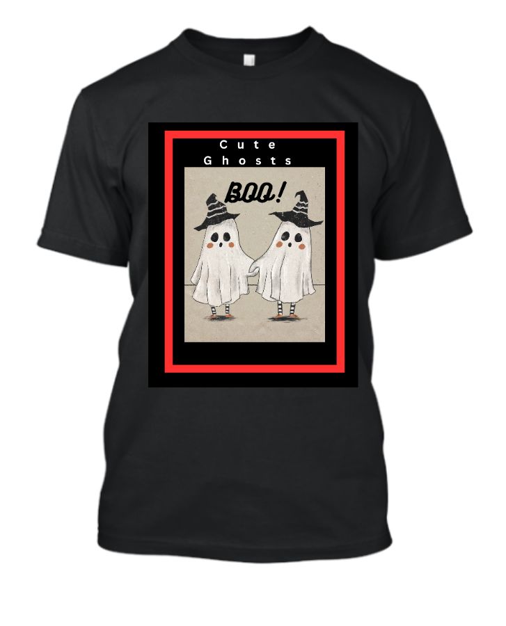 T shirt for Halloween- Cute Ghosts  - Front