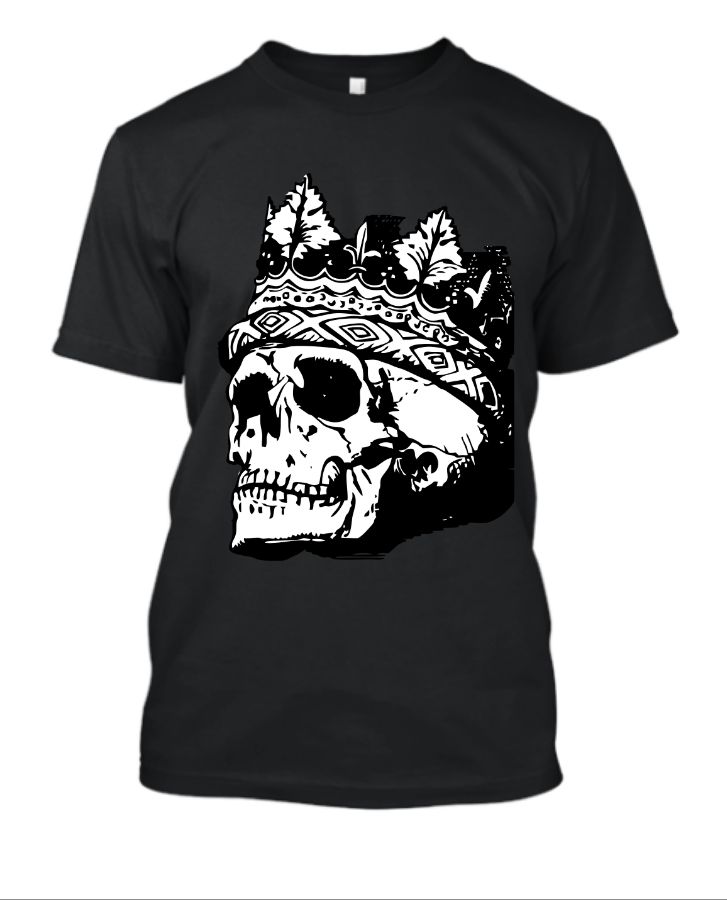T-shirt of skeleton - Front