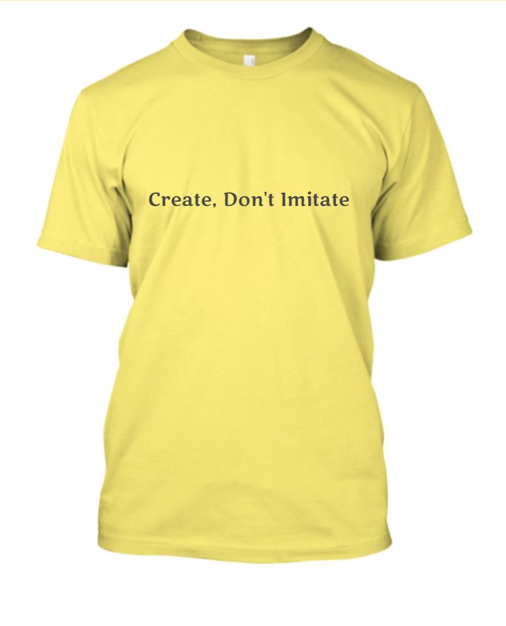 T-shirt with inspiring quote - Front