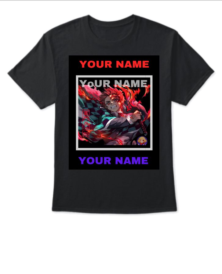 Tanjiro Hinokami Kagura Demon Slayer SPECIAL EDITION Half sleeve T-Shirt - Front