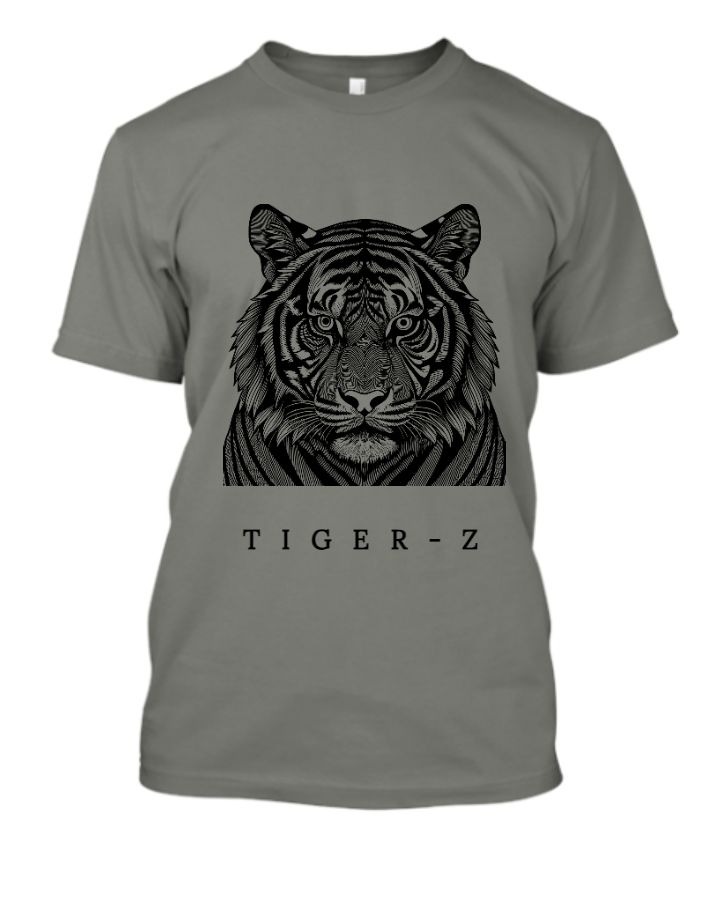 TIGER-Z White Motivational Quotes Oversized T-shirt by KRISHP - Front