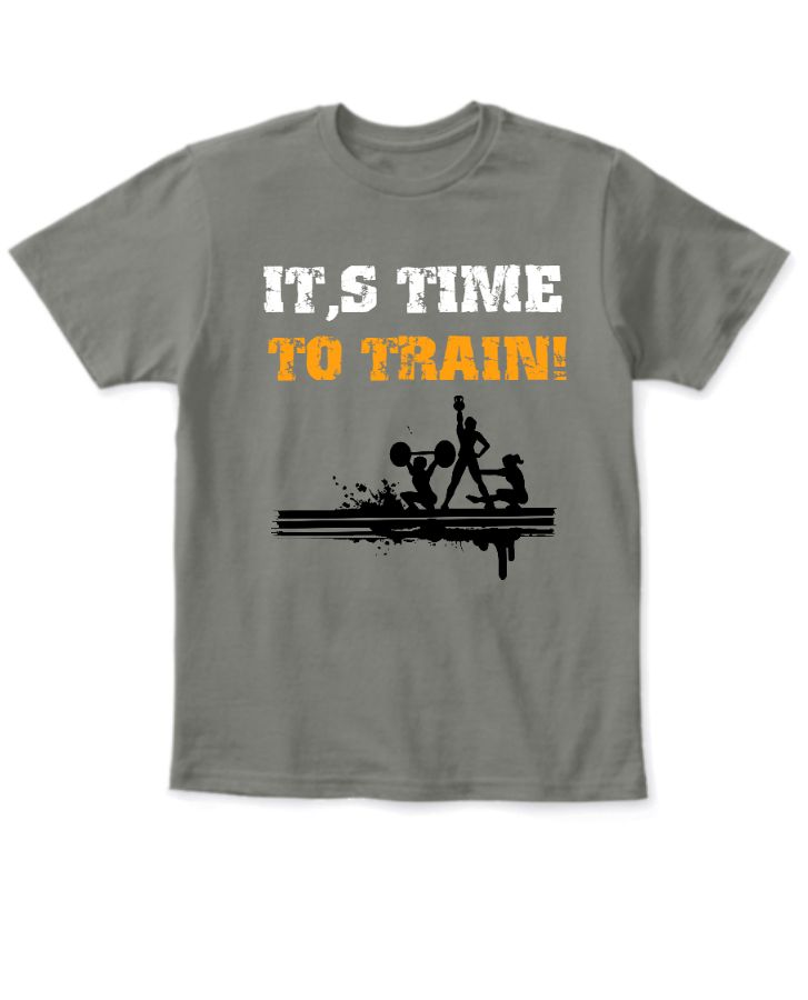 TIME TO TRAIN!_DESIGN-T-SHIRT - Front