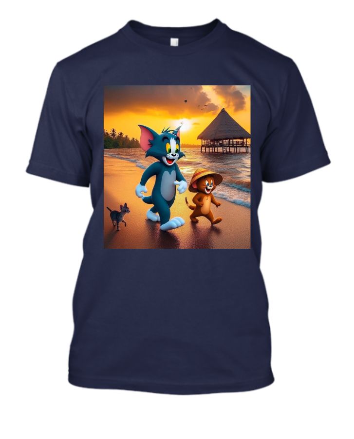 TOM CAT AND JERRY T-SHIRT || AVAILABLE FOR KIDS AND UNISEX - Front