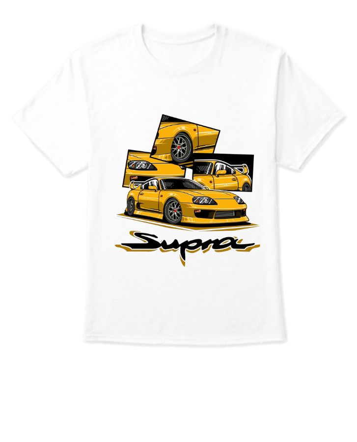 TOYOTA SUPRA MK4 JDM CAR HALF SLEEVE TSHIRT / MICKEY STORE - Front