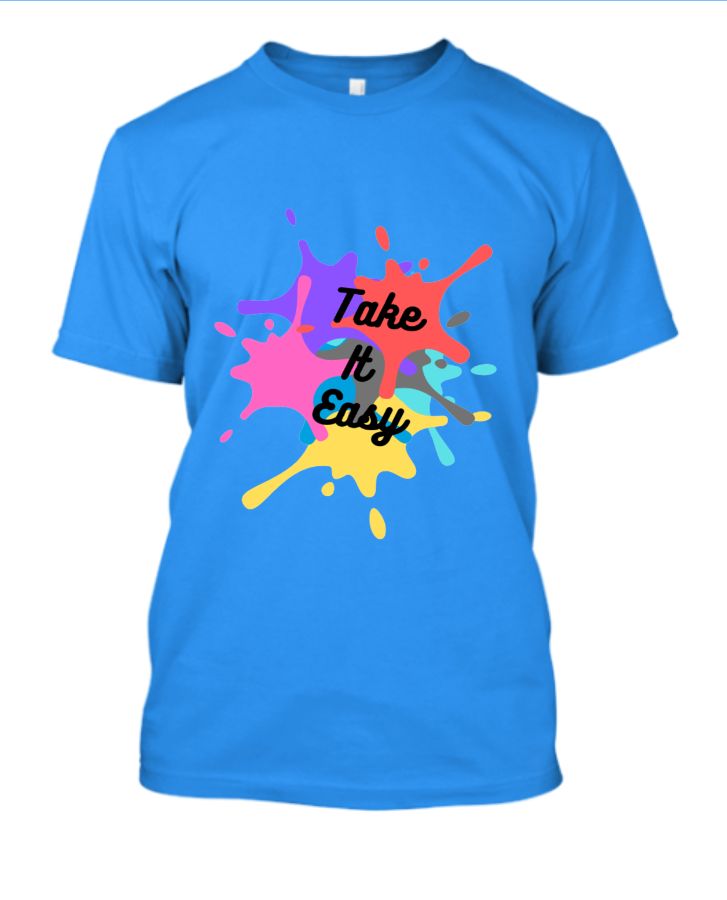 Take it Easy Print T-Shirt | pramaN - Front