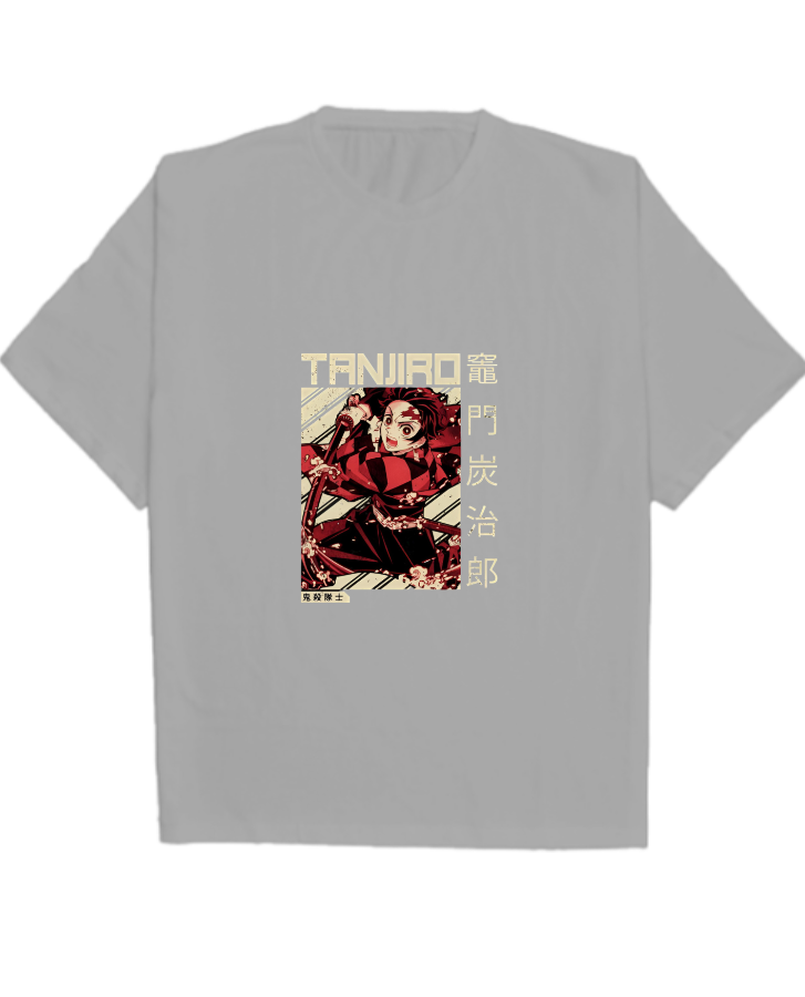 Tanjiro Kamado Oversized Tshirt - Front