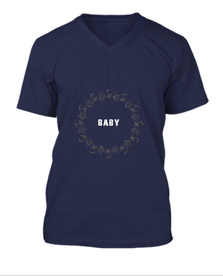 Tejas_Collection| New T-shirt| V- Neck| - Front