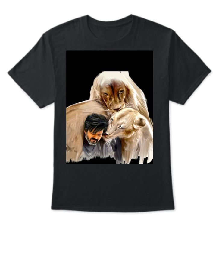 Thalapathy Vijay T shirt Leo - Front