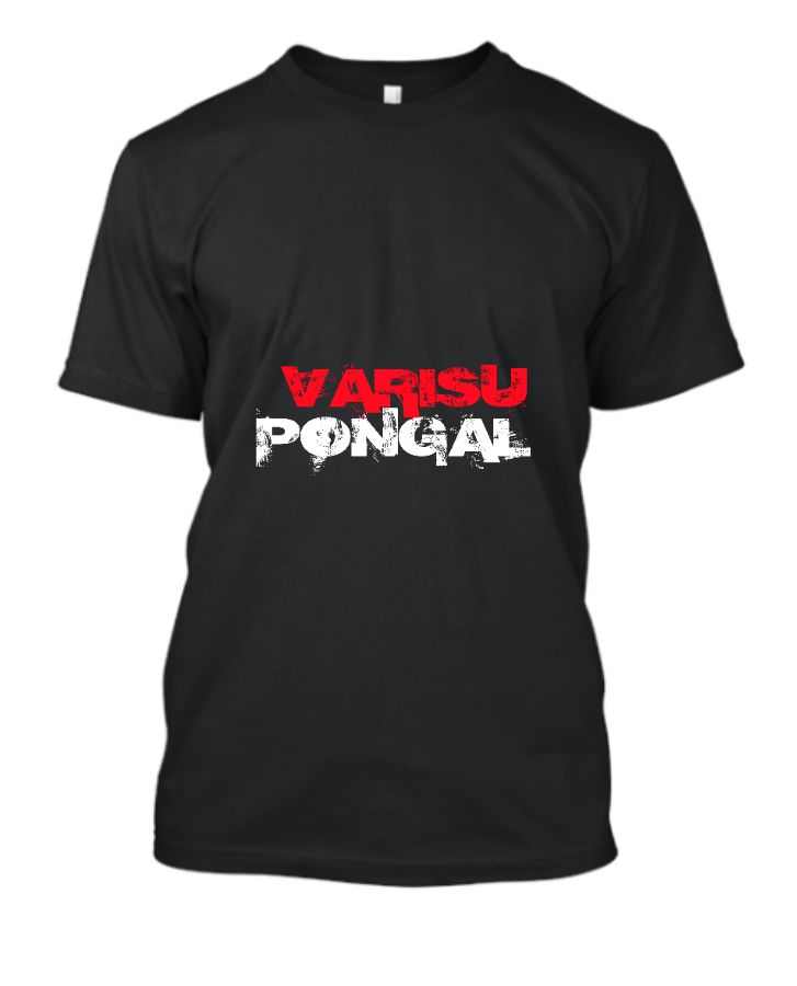 Thalapathy Vijay Varisu t-shirt varisu Pongal t shirt  - Front