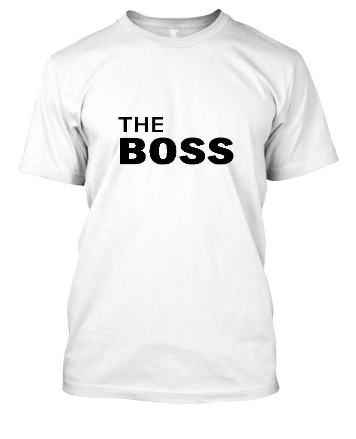 The Boss Couple Matching T-Shirt - Front