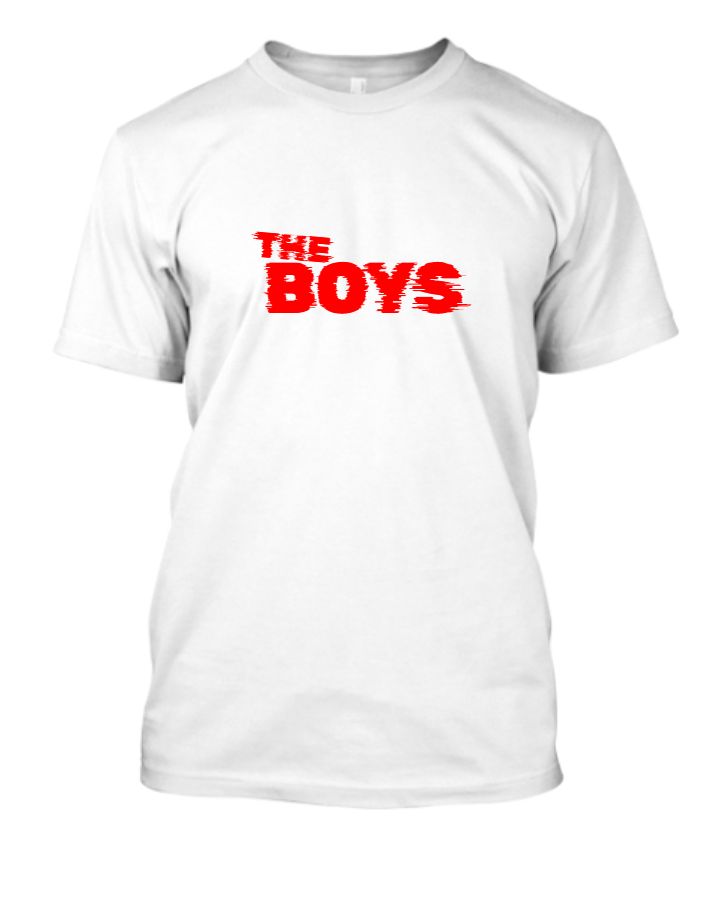 The Boys Tshirt | The Boys Printed Half Sleeve Round Neck | Text Graphic T Shirt for Men's - Front