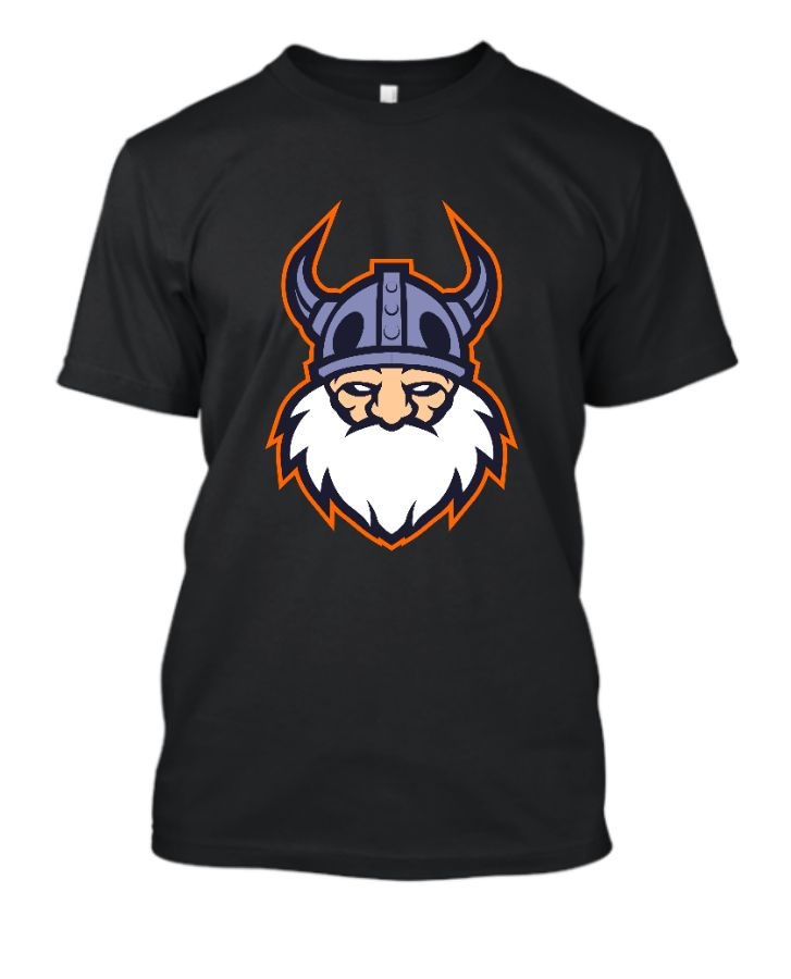 The Old King Designed Tshirt In Black - Front